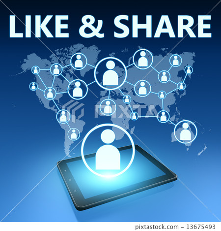 Like and Share Like and Share 13675493