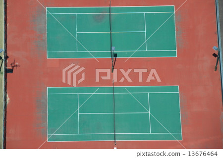Tennis court Tennis court 13676464