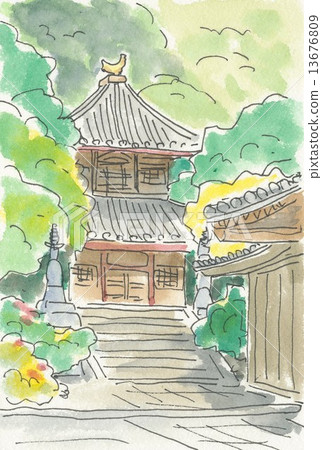 Iwayaji寺雙塔 13676809