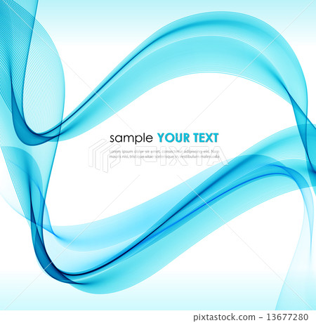 Abstract colorful background blue smoke wave - Stock Illustration ...