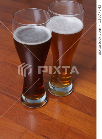 Two glasses of German beer 13677542