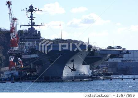 航空母艦喬治華盛頓美國海軍航空母艦（橫須賀港） 13677699