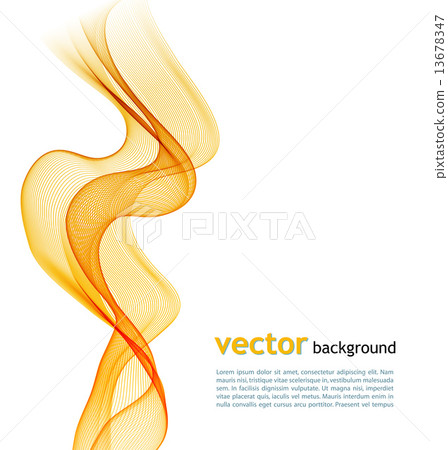 Abstract colorful vector waved background 13678347