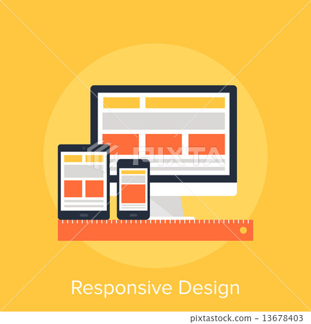 Responsive Design-插圖素材 [13678403] - PIXTA圖庫