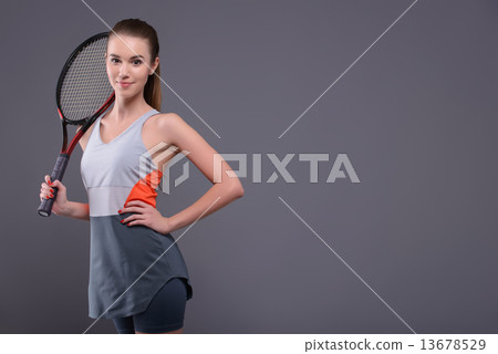 Young and sexy tennis player Young and sexy tennis player 13678529