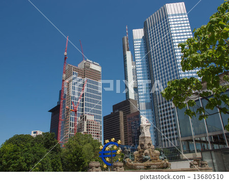 European Central Bank in Frankfurt 13680510