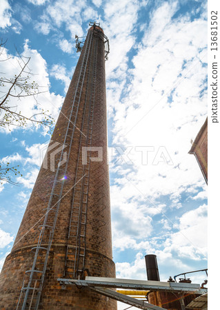Chimney of a Power plant 13681502