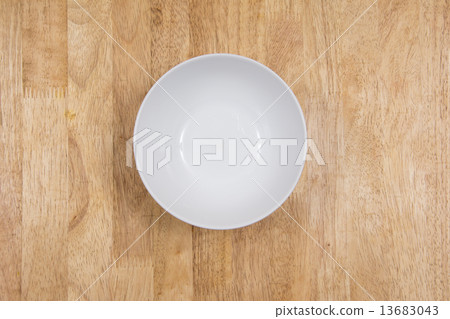 ceramic bowls on wooden table ceramic bowls on wooden table 13683043