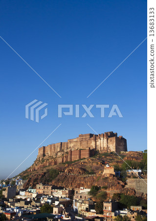 Mehrangarh Fort, Jodhpur, Rajasthan, INDIA 13683133