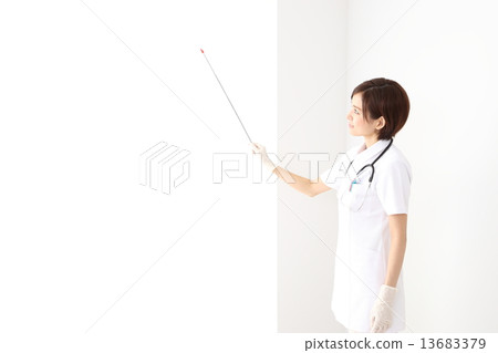 Smiling nurse medical nurse 13683379