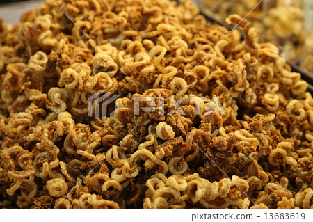 pork snack, pork rind, pork scratching or pork crackling (Thai s pork snack, pork rind, pork scratching or pork crackling (Thai s 13683619