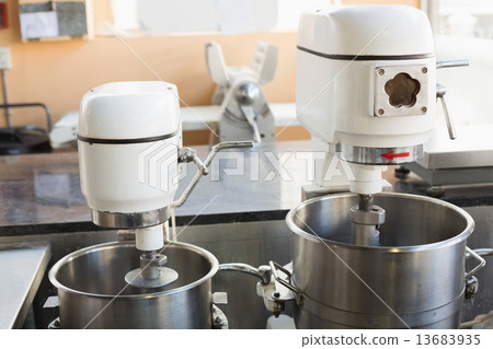 Industrial mixers on counter 13683935