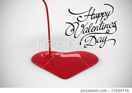 Composite image of happy valentines day Composite image of happy valentines day 13684538