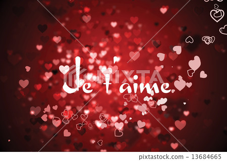Composite image of valentines love hearts Composite image of valentines love hearts 13684665
