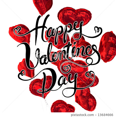 Composite image of happy valentines day 13684666