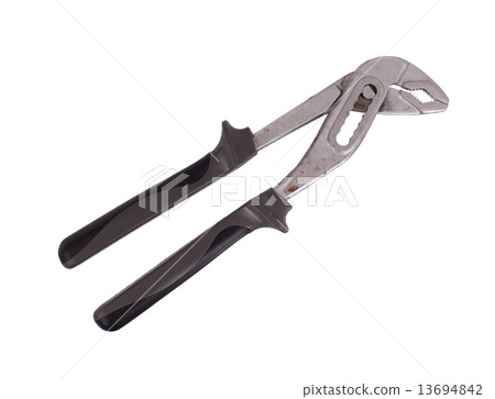 Groove pliers isolated Groove pliers isolated 13694842