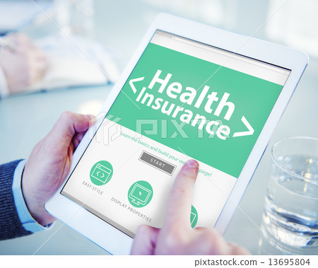 图库照片 health insurance medical wellness business concept