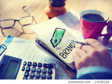 Businessman Brand Single Word Concept Businessman Brand Single Word Concept 13696286