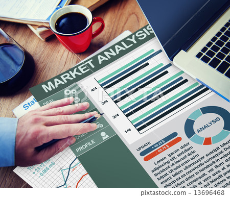 Market Analysis Strategy Office Working Concept 13696468