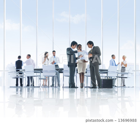 Group of Business People Meeting Group of Business People Meeting 13696988