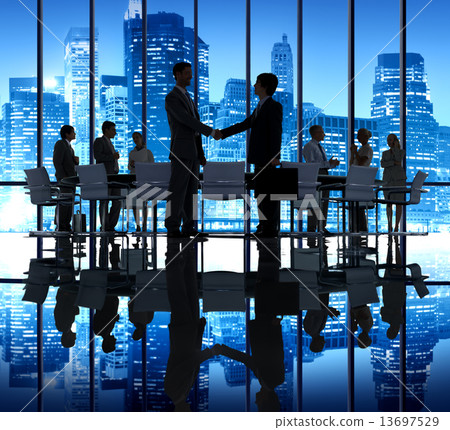 Group of Business People Meeting Group of Business People Meeting 13697529