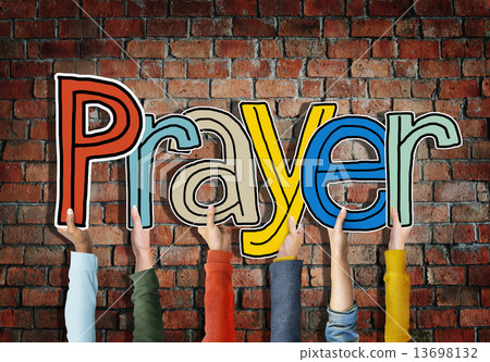 Prayer Word Concepts Isolated on Background Prayer Word Concepts Isolated on Background 13698132
