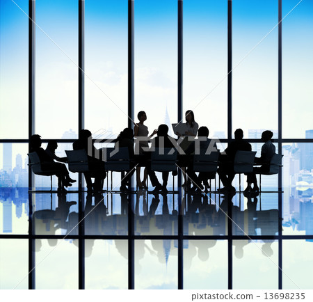 Business People Meeting Presentation Office Concept Business People Meeting Presentation Office Concept 13698235