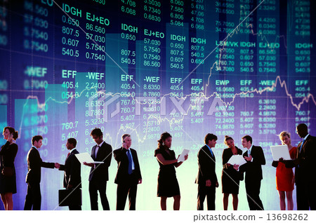 Group of Business People Growth Concept Group of Business People Growth Concept 13698262