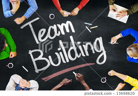 Multiethnic People Discussing About Team Building 13698620