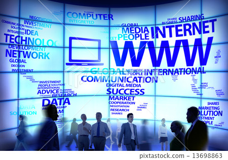 World Wide Web Global Connection Data Internet Concept 13698863