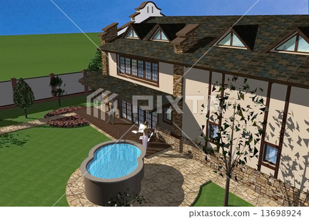 House in Classical Style House in Classical Style 13698924