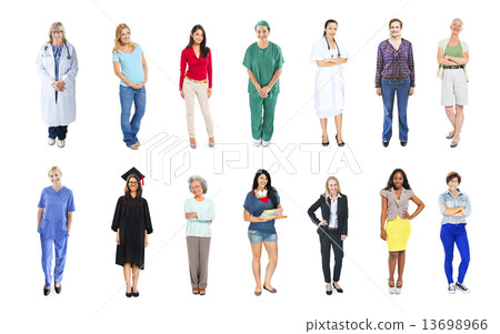 Diverse Business People with Different Jobs 13698966