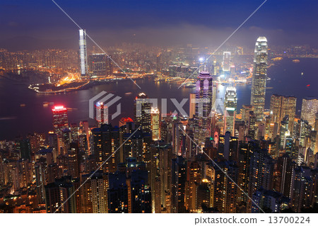 Hong Kong night view Hong Kong night view 13700224