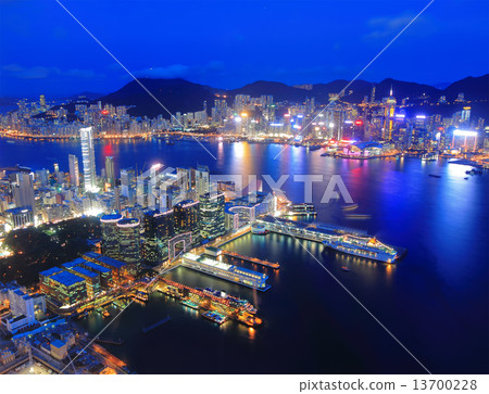 Hong Kong night view 13700228