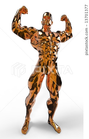 Golden Bodybuilder Golden Bodybuilder 13701377