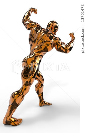 Golden Bodybuilder 13701478