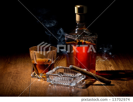 Brandy on table 13702974