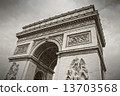 The Arc de Triumph, Paris, France 13703568