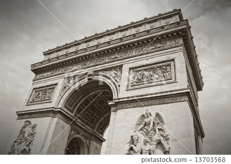 The Arc de Triumph, Paris, France 13703568