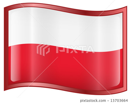 Poland Flag Icon Poland Flag Icon 13703664