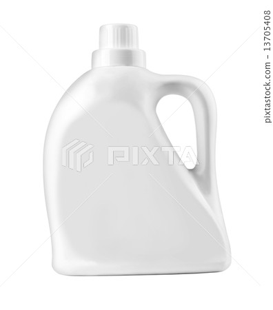 White plastic bottle 13705408