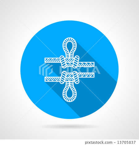 Flat color icon for rope knot-插圖素材 [13705837] - PIXTA圖庫