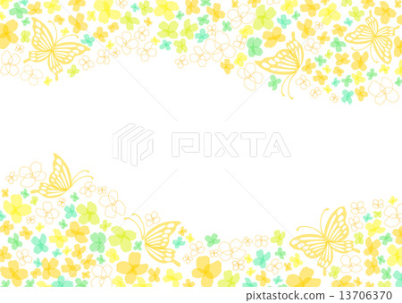 Spring flower butterfly 13706370