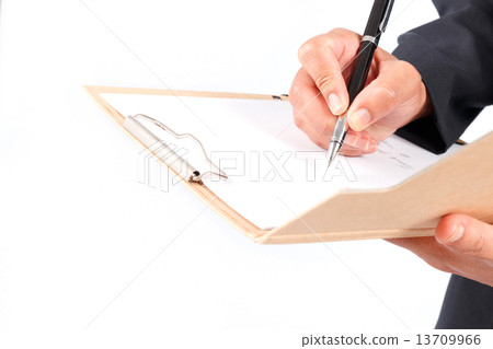 Businessman working with documents sign up contract Businessman working with documents sign up contract 13709966