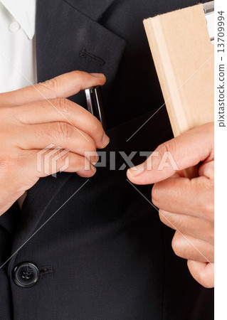 Businessman working with documents sign up contract Businessman working with documents sign up contract 13709994