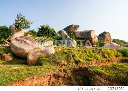 Big boulders in hampi 13712951