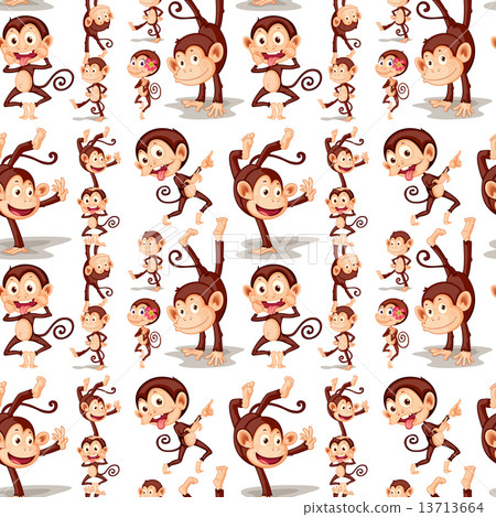 Seamless monkey Seamless monkey 13713664