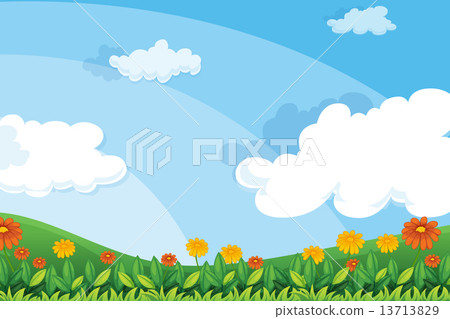 Flowers at the hillside 13713829