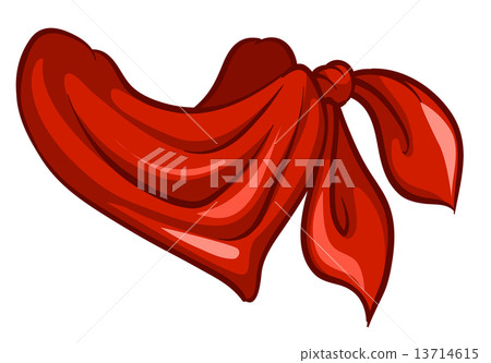 A red scarf A red scarf 13714615