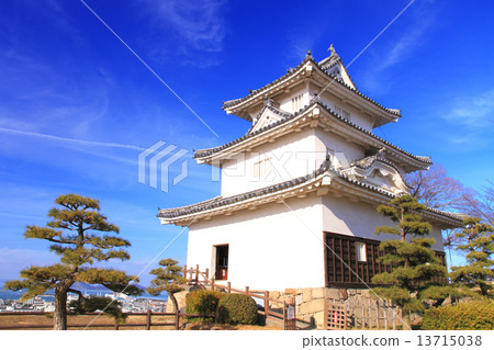December Kagawa Marugamei castle town 13715038